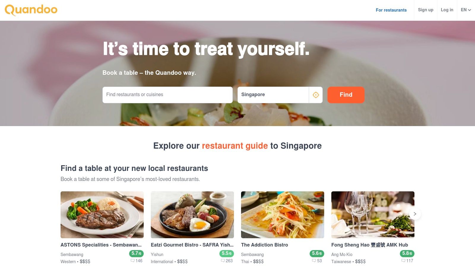 Quandoo Singapore